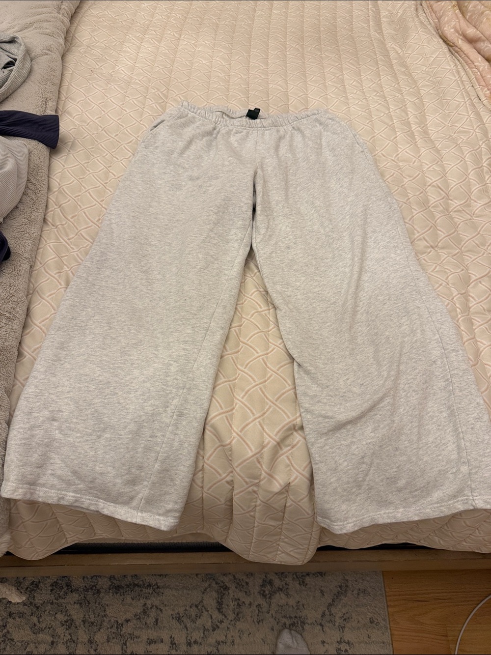 wild fable Kids Light Heather Gray Wide-Leg Sweatpants